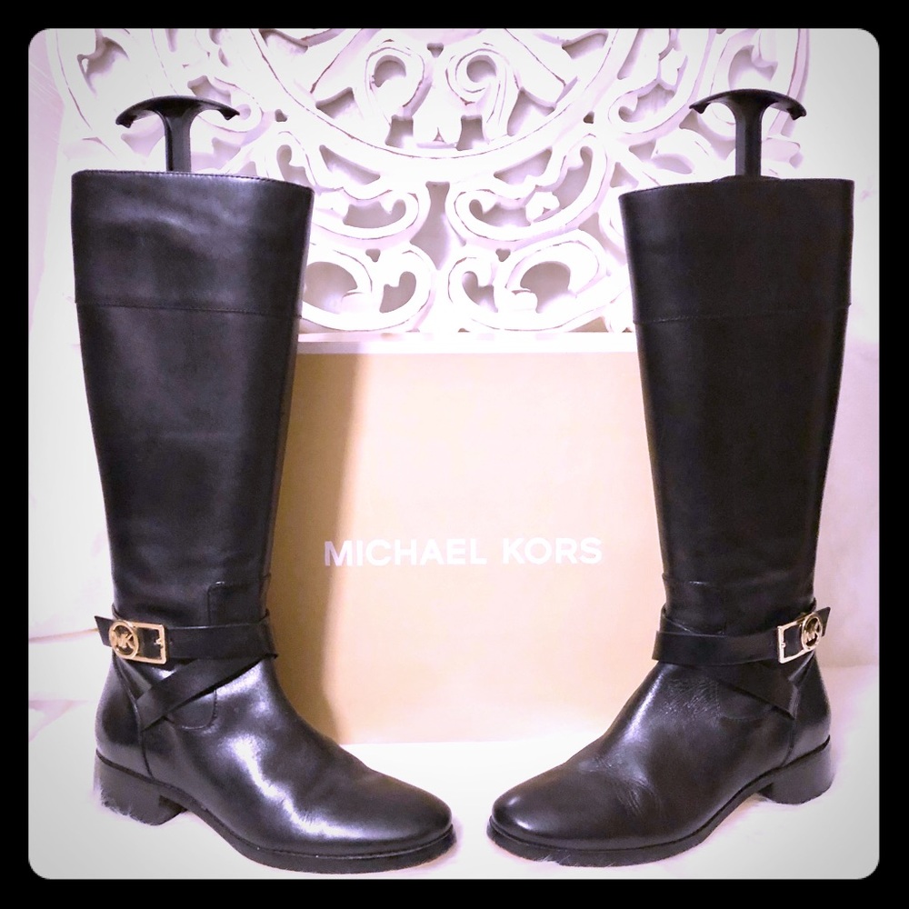 Michael Kors Leather Boots 👢 🌟